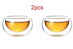 Plates u0026 More Küche & Esszimmer-Teekannen-Set aus Glas – hitzebeständiges Puer-Teesieb