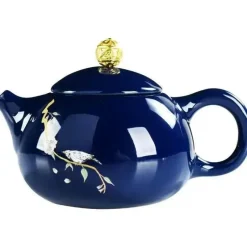 Plates u0026 More Küche & Esszimmer-Teekannen-Set aus Yixing-Ton – Edler blauer Porzellankessel, Kaffee-Samowar