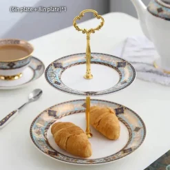 Feast u0026 Flair Küche & Esszimmer-Teeservice aus Bone China – Elegantes europäisches Porzellan-Teegeschirr