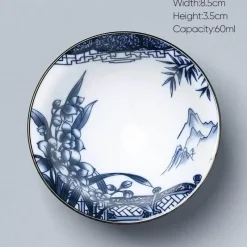 Plates u0026 More Küche & Esszimmer-Teetasse aus Keramik – Elegante Espressotasse aus japanischem Porzellan