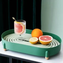 The Cozy Mug Küche & Esszimmer-Teetassen-Abtropfschale - Wasserauffangschale für Teetassen