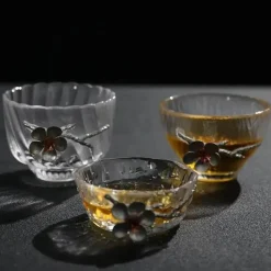 Plates u0026 More Küche & Esszimmer-Teetassen-Set – Elegantes, geschnitztes Zinnglas, hitzebeständiges Puer-Design