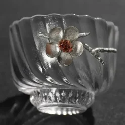 Plates u0026 More Küche & Esszimmer-Teetassen-Set – Elegantes, geschnitztes Zinnglas, hitzebeständiges Puer-Design