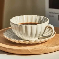 Plates u0026 More Küche & Esszimmer-Teetassen-Set aus Keramik – Stilvolles Kaffee- und Zitronenteegeschirr