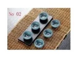 Plates u0026 More Küche & Esszimmer-Teetassen-Set aus Keramik mit goldenem Fisch – chinesisches Jingdezhen-Design