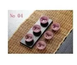 Plates u0026 More Küche & Esszimmer-Teetassen-Set aus Keramik mit goldenem Fisch – chinesisches Jingdezhen-Design