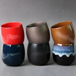 Plates u0026 More Küche & Esszimmer-Teetassen-Set aus Porzellan – Elegante Espressotassen aus Keramik