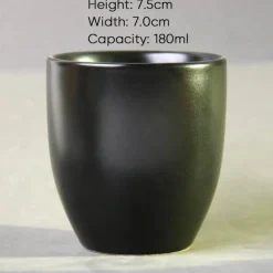 Plates u0026 More Küche & Esszimmer-Teetassen-Set aus Porzellan – Elegante Espressotassen aus Keramik