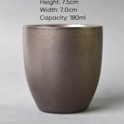 Plates u0026 More Küche & Esszimmer-Teetassen-Set aus Porzellan – Elegante Espressotassen aus Keramik