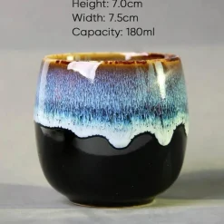 Plates u0026 More Küche & Esszimmer-Teetassen-Set aus Porzellan – Elegante Espressotassen aus Keramik