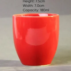 Plates u0026 More Küche & Esszimmer-Teetassen-Set aus Porzellan – Elegante Espressotassen aus Keramik