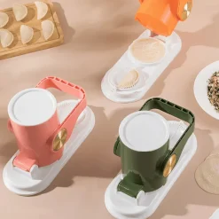 The Culinary Kit Küche & Esszimmer-Teigpresse-Knödelformer-Set – Küchenwerkzeug mit Doppelfunktion