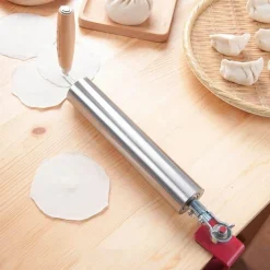 Deco Küche & Esszimmer-Teigroller aus Edelstahl – einfaches Backwerkzeug für Hobbyköche