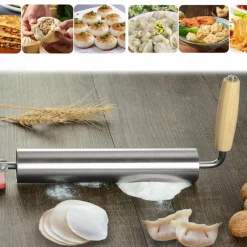 Deco Küche & Esszimmer-Teigroller aus Edelstahl – einfaches Backwerkzeug für Hobbyköche