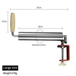 Deco Küche & Esszimmer-Teigroller aus Edelstahl – einfaches Backwerkzeug für Hobbyköche