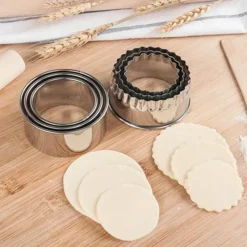 Tom Küche & Esszimmer-Teigtaschenausstecher-Set aus Edelstahl – Unverzichtbare Teigwerkzeuge für perfekt geformte Teigtaschen