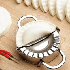The Decor Haven Küche & Esszimmer-Teigtaschen-Wickelwerkzeug – Einfache Teigpresse für Gyoza und Potstickers