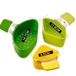 The Culinary Kit Küche & Esszimmer-3-teiliges Dampfgarer-Set – Praktische Kochutensilien für die Küche