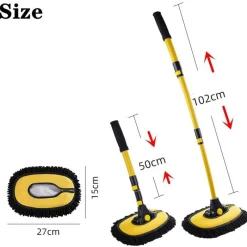 Comfort u0026 Style Autopflege|Autozubehör-Teleskop-Autoreinigungsbürste – Vielseitiger Reichweitenreiniger