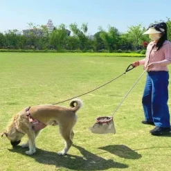 Furendo Haustierzubehör|Reinigungswerkzeuge Für Haustiere-Teleskop-Haustierkotschaufel - Werkzeug zur Kotschaufel für den Außenbereich