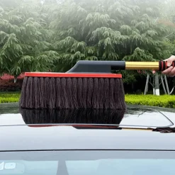 Wild u0026 Free Gear Autopflege|Autozubehör-Teleskop-Mikrofaser-Staubentfernungsbürste fürs Auto – Auto-Reinigungswerkzeug