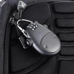 Wilderness Haven Fahrräder & Verkehr|Outdoor-Artikel-Teleskop-Stahldrahtschloss - Hochleistungs-Codeschloss