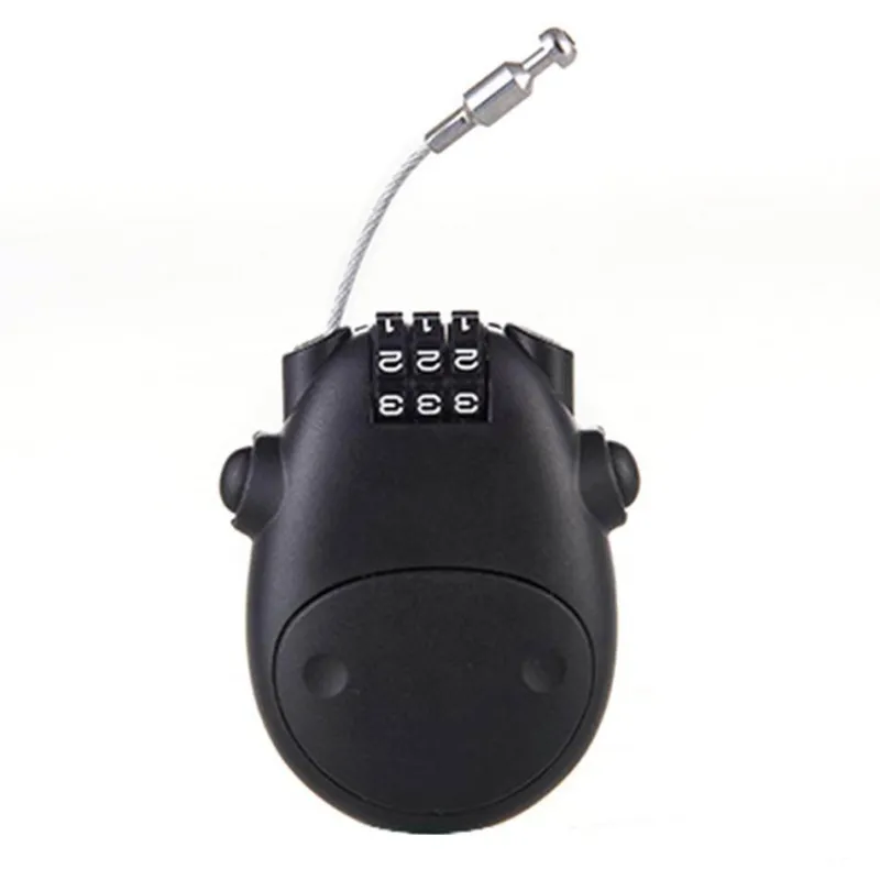 Wilderness Haven Fahrräder & Verkehr|Outdoor-Artikel-Teleskop-Stahldrahtschloss - Hochleistungs-Codeschloss