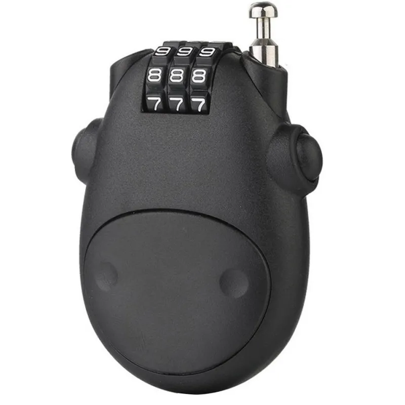 Wilderness Haven Fahrräder & Verkehr|Outdoor-Artikel-Teleskop-Stahldrahtschloss - Hochleistungs-Codeschloss