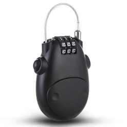 Wilderness Haven Fahrräder & Verkehr|Outdoor-Artikel-Teleskop-Stahldrahtschloss - Hochleistungs-Codeschloss