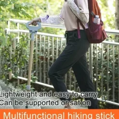 The Outdoor Vault Camping-Werkzeuge|Camping Im Freien-Teleskop-Wanderstocksitz - Tragbares Outdoor-Campingzubehör