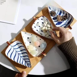 Feast Essentials Küche & Esszimmer-Tellerset „Nordic Leaf“ – Dekorative Servierteller für die Unterhaltung