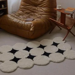 Warm Weaves Boden & Teppiche-Teppich mit Kreismuster – dekorativer Akzent für Ihr Zuhause