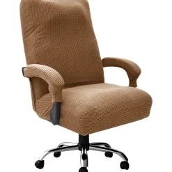 Cozy Living Möbel-Thickened Jacquard Chair Cover – Stretchable Office Computer Chair