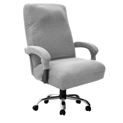Cozy Living Möbel-Thickened Jacquard Chair Cover – Stretchable Office Computer Chair