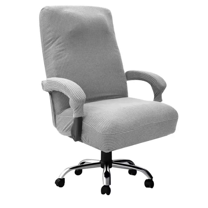 Cozy Living Möbel-Thickened Jacquard Chair Cover – Stretchable Office Computer Chair