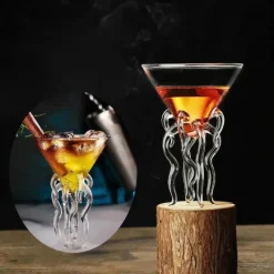 Tom Küche & Esszimmer-Thorn Fish Kelch - Einzigartiges Cocktail-Weinglas für elegante Partys