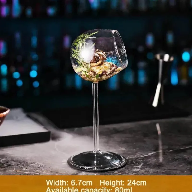 Tom Küche & Esszimmer-Thorn Fish Kelch - Einzigartiges Cocktail-Weinglas für elegante Partys