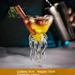 Tom Küche & Esszimmer-Thorn Fish Kelch - Einzigartiges Cocktail-Weinglas für elegante Partys