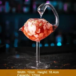 Tom Küche & Esszimmer-Thorn Fish Kelch - Einzigartiges Cocktail-Weinglas für elegante Partys