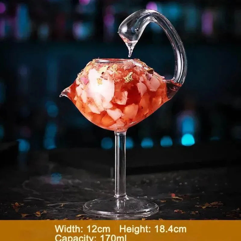 Tom Küche & Esszimmer-Thorn Fish Kelch - Einzigartiges Cocktail-Weinglas für elegante Partys