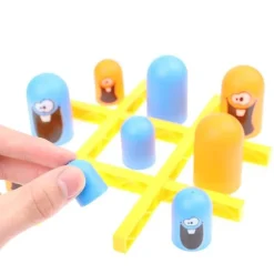 The Decor Haven Babyspielzeug-Tic Tac Toe Brettspiel – Kreatives Strategiespiel