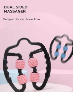 The Relaxation Nook Fitness-Gadgets|Gesundheits-Gadgets-Tiefengewebe-Schaumstoffrolle – 360-Grad-Massagerolle zur Muskelregeneration