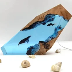 Willow u0026 Whim Beleuchtung-Tiefseetaucherlampe - Harz-Ozean-Dekor