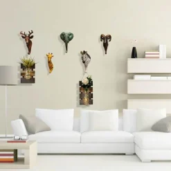 Comfort u0026 Style Wohndeko-Tier-Wandhaken - Dekorative Kleiderbügel