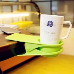 The Cozy Mug Küche & Esszimmer-Tisch-Getränkehalter – Verstellbarer Getränkehalter für Möbel