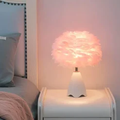 Bright Accents Beleuchtung-Tischlampe aus Federglas – Elegante Beleuchtung für die Inneneinrichtung