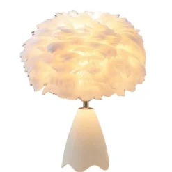 Bright Accents Beleuchtung-Tischlampe aus Federglas – Elegante Beleuchtung für die Inneneinrichtung