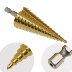 Roam Ready Outdoor-Artikel|Heimwerkzeuge-Titan-Kegelbohrer-Set – langlebige Bohrwerkzeuge für Metall