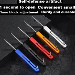 The Outdoor Vault Outdoor-Artikel|Heimwerkzeuge-Titan-Schlüsselbund-Verteidigungswerkzeug – Kompakte Outdoor-Überlebensausrüstung