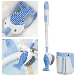 The Blissful Bath Badezimmer-Toilettenbürste in Entenform – 360-Grad-Reinigungswerkzeug